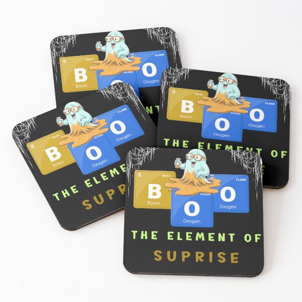 Item preview, Chemistry Boo The Element of Suprise Chemist Halloween  designed and sold by Lunari Prints.