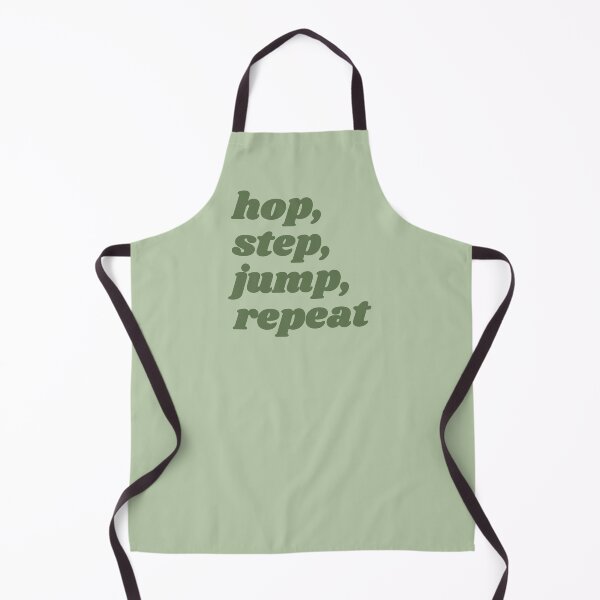 Item preview, Hop, step, jump, repeat - green triple jump quote designed and sold by Cre8iveCat.
