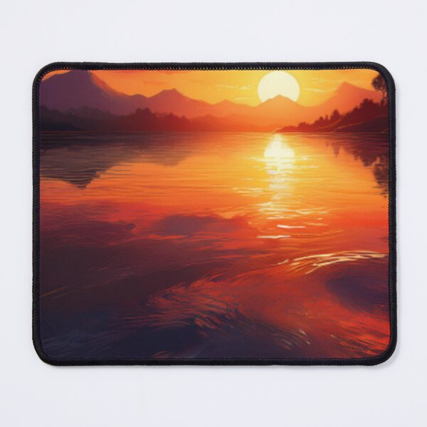Item preview, Sunset Reflection Over Calm Waters – Serene View designed and sold by RaiyaTees.