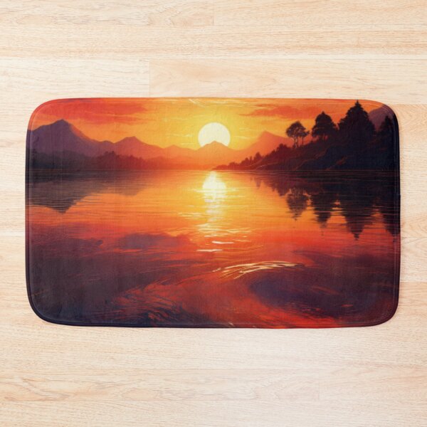Item preview, Sunset Reflection Over Calm Waters – Serene View designed and sold by RaiyaTees.