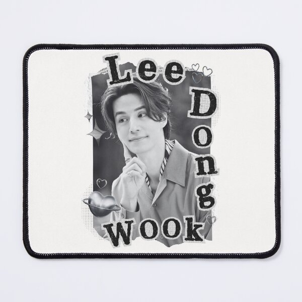 Item preview, Lee Dong-wook Collage: Bold Black and White Portrait designed and sold by AJUNICE STUDIO.