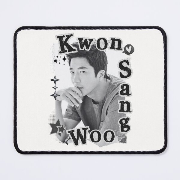 Item preview, Kwon Sang-woo Collage: Bold Black and White Portrait designed and sold by AJUNICE STUDIO.
