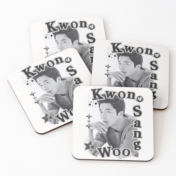 Artikelvorschau, Kwon Sang-woo Collage: Markantes Schwarz-Weiß-Porträt entworfen und verkauft von AJUNICE STUDIO.