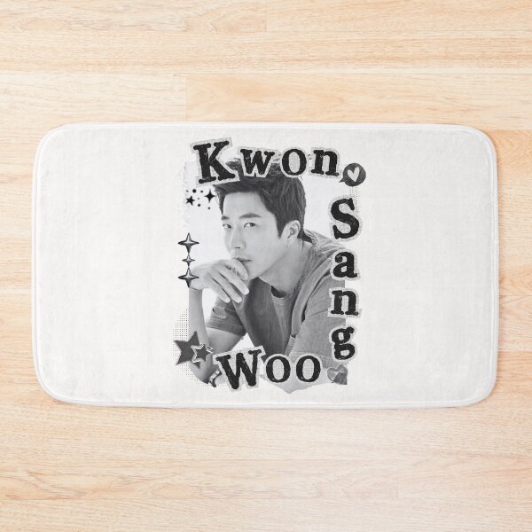 Item preview, Kwon Sang-woo Collage: Bold Black and White Portrait designed and sold by AJUNICE STUDIO.