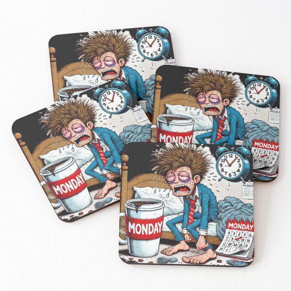 Item preview, Monday Morning Madness – Funny Cartoon for Office designed and sold by Pixelmaker01.