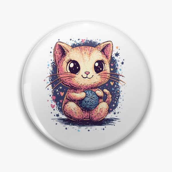 Item preview, Cat playing with ball of wool designed and sold by DerSenat.