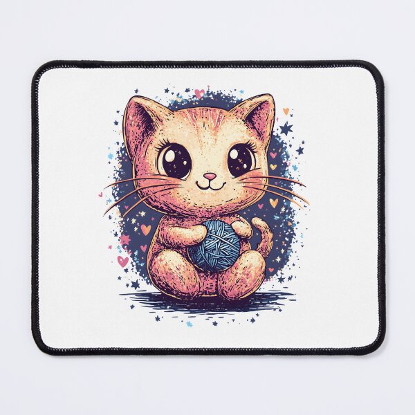Item preview, Cat playing with ball of wool designed and sold by DerSenat.