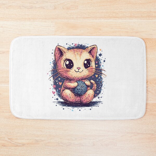 Item preview, Cat playing with ball of wool designed and sold by DerSenat.
