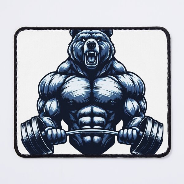 Item preview, Mighty Bear Powerlifting Champion designed and sold by Artisan-wave.