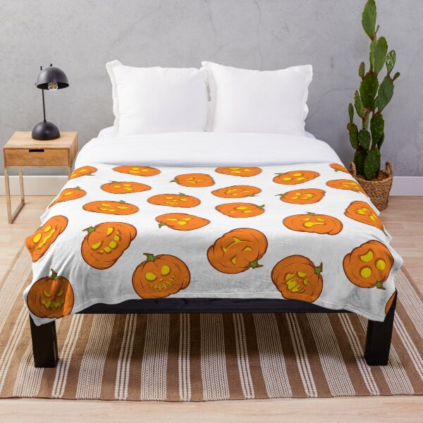 Item preview, Spooky Halloween Pumpkin Pattern designed and sold by FORCLO.