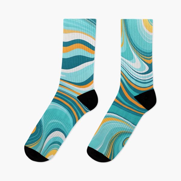 Item preview, Modern Retro Swirls Looks Like Liquid Paint Abstract Art Pattern 1 of 4 designed and sold by Beachy.