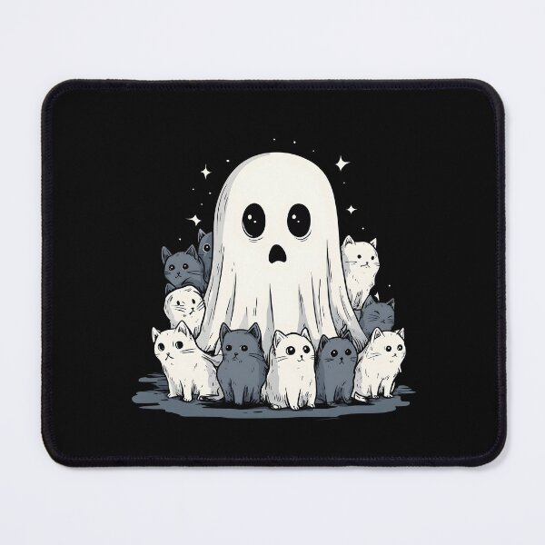 Item preview, Halloween Ghost Fears Cats designed and sold by DerSenat.