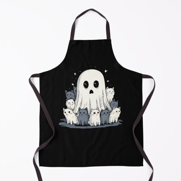 Item preview, Halloween Ghost Fears Cats designed and sold by DerSenat.