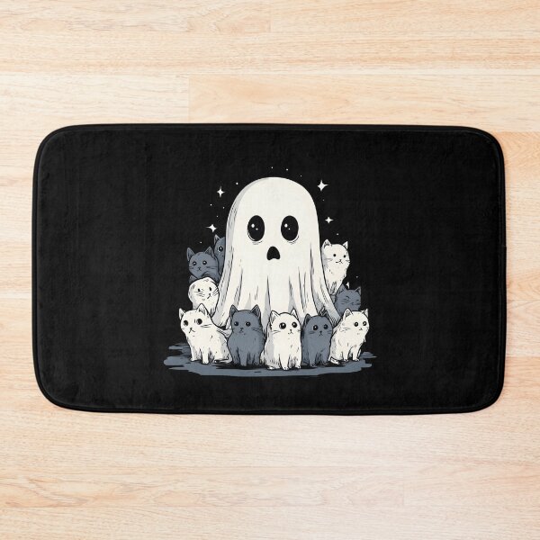 Item preview, Halloween Ghost Fears Cats designed and sold by DerSenat.