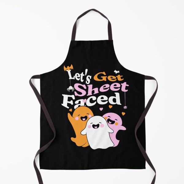 Item preview, Let’s Get Sheet-Faced Ghost T-Shirt – Funny Halloween Party Tee designed and sold by WartonnoArt.