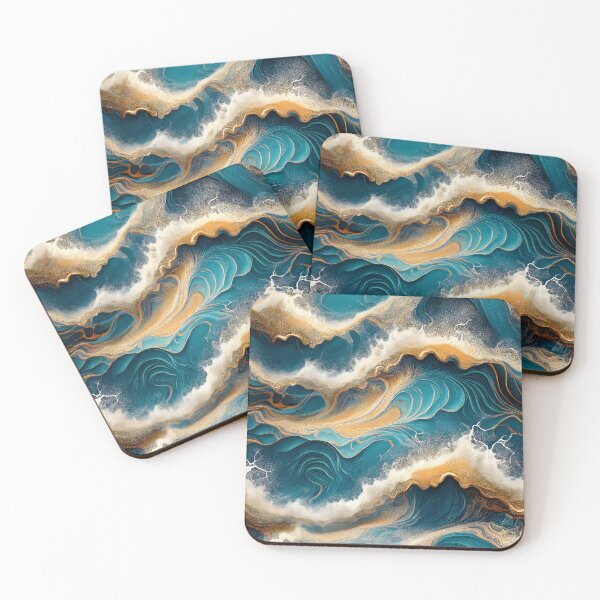 Item preview, Ocean waves designed and sold by Vibranta Studio.