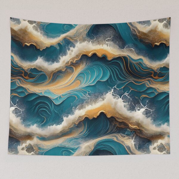 Item preview, Ocean waves designed and sold by Vibranta Studio.