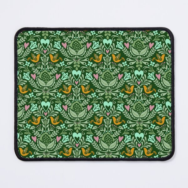 Item preview, The Birds Leafs and Flowers Seamless Pattern designed and sold by Agni Designs.
