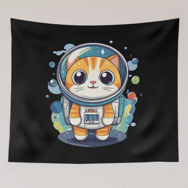 Item preview, astronaut cat | cat in space designed and sold by DerSenat.