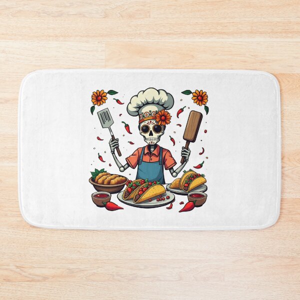 Item preview, "Dia de los Muertos Chef" - Day of the Dead Celebration T-shirt designed and sold by AI-volution.