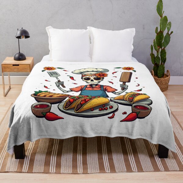 Item preview, "Dia de los Muertos Chef" - Day of the Dead Celebration T-shirt designed and sold by AI-volution.