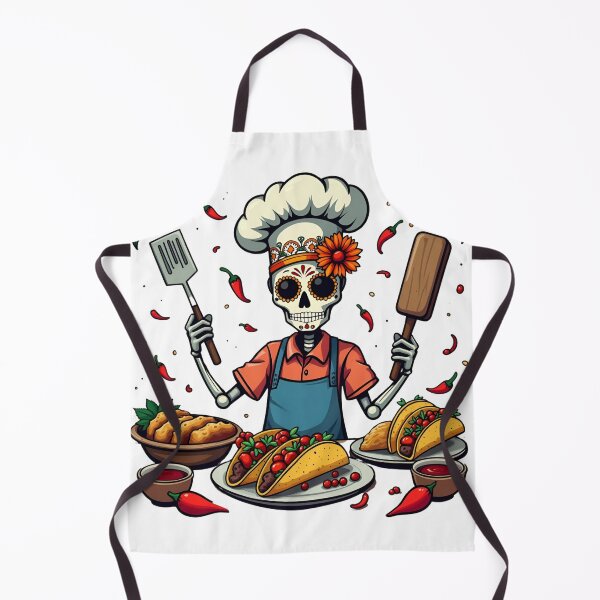 Item preview, "Dia de los Muertos Chef" - Day of the Dead Celebration T-shirt designed and sold by AI-volution.