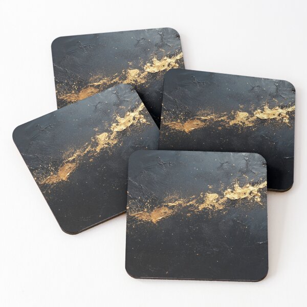 Item preview, Luxury Black and Gold Abstract Texture designed and sold by lematworks.