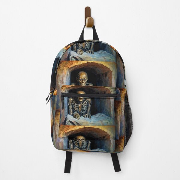Item preview, Curse of the Evil Mummy's tomb horror art painting illustration designed and sold by Vintage Designs +.