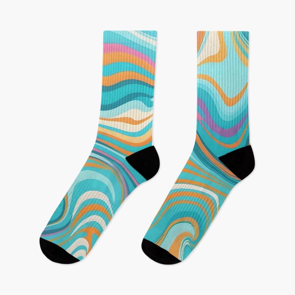 Item preview, Modern Retro Swirls Looks Like Liquid Paint Abstract Art Pattern 2 of 4 designed and sold by Beachy.