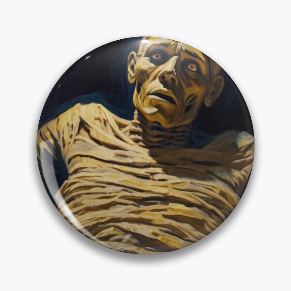 Item preview, Curse of the Evil Mummy's tomb horror art painting illustration designed and sold by Vintage Designs +.