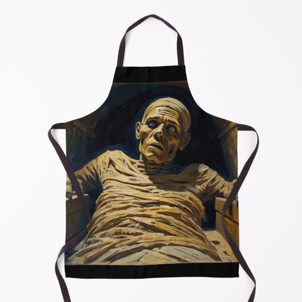 Item preview, Curse of the Evil Mummy's tomb horror art painting illustration designed and sold by Vintage Designs +.