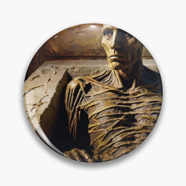 Item preview, Curse of the Evil Mummy's tomb horror art painting illustration designed and sold by Vintage Designs +.