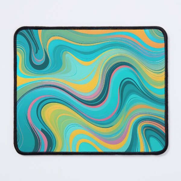 Item preview, Modern Retro Swirls Looks Like Liquid Paint Abstract Art Pattern 4 of 4 designed and sold by Beachy.
