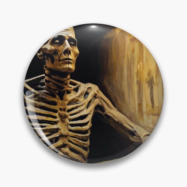 Item preview, Curse of the Evil Mummy's tomb horror art painting illustration designed and sold by Vintage Designs +.