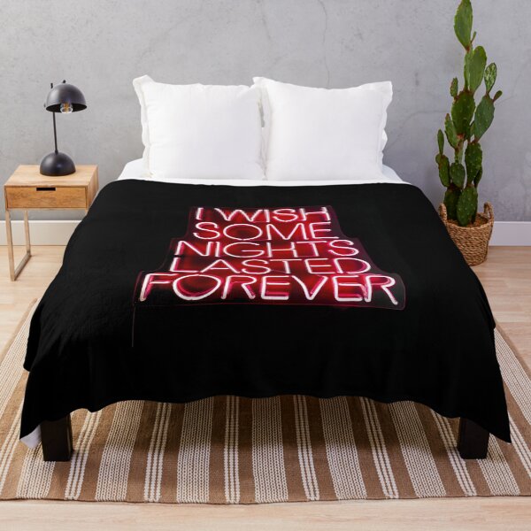 Item preview, I Wish Some Nights Lasted Forever" Neon Sign designed and sold by paulo silveira.