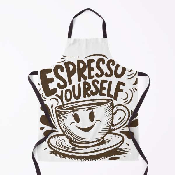 Item preview, Espresso yourself, coffee humor for espresso lovers and caffeine addicts designed and sold by BobaTeeStore.