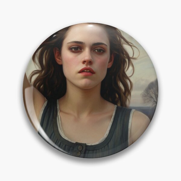 Item preview, Autumnal fall seasonal art of a beautiful woman standing in a corn field after Bougereau designed and sold by Vintage Designs +.