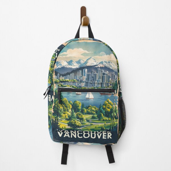 Item preview, Vancouver Vintage Travel Poster designed and sold by TravelerRat.