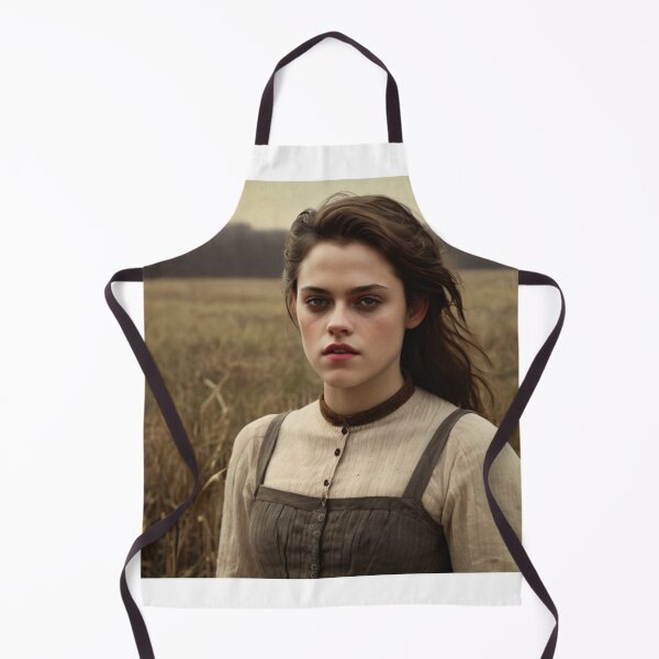 Item preview, Autumnal fall seasonal art of a beautiful woman standing in a corn field after Bougereau designed and sold by Vintage Designs +.