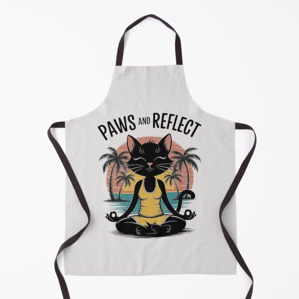 Item preview, Paws and Reflect - Relaxing Yoga Cat Meditation Gift for Women and Family designed and sold by love3617.