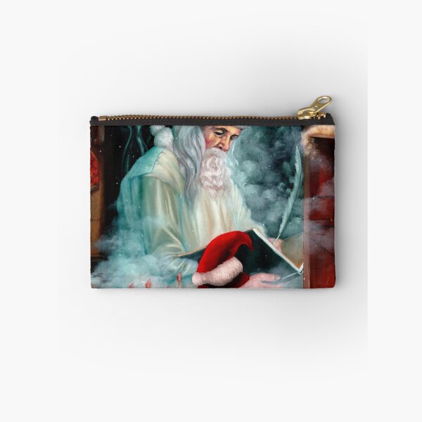 Item preview, Checking It Twice - Steampunk Santa in Workshop with Elves designed and sold by Tiffany Toland-Scott.