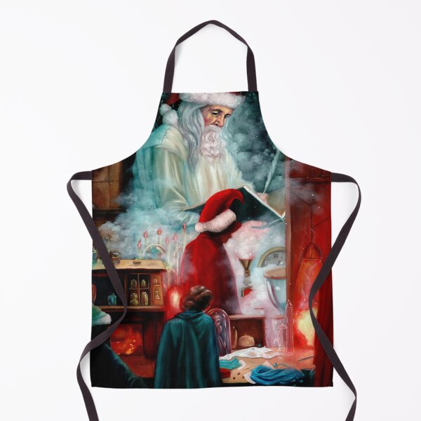 Item preview, Checking It Twice - Steampunk Santa in Workshop with Elves designed and sold by Tiffany Toland-Scott.