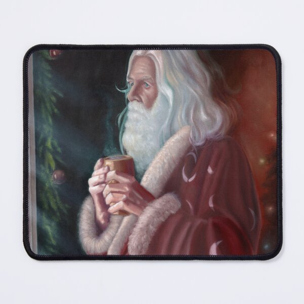 Item preview, Christmas Morning - Santa With Cookies and Coffee designed and sold by Tiffany Toland-Scott.
