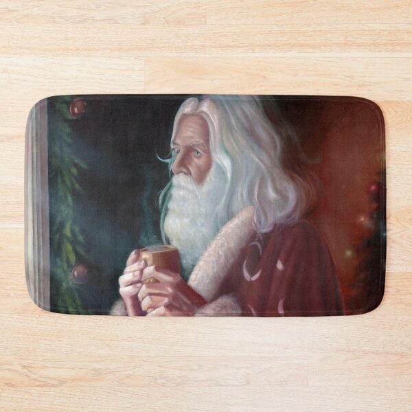 Item preview, Christmas Morning - Santa With Cookies and Coffee designed and sold by Tiffany Toland-Scott.