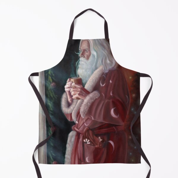 Item preview, Christmas Morning - Santa With Cookies and Coffee designed and sold by Tiffany Toland-Scott.