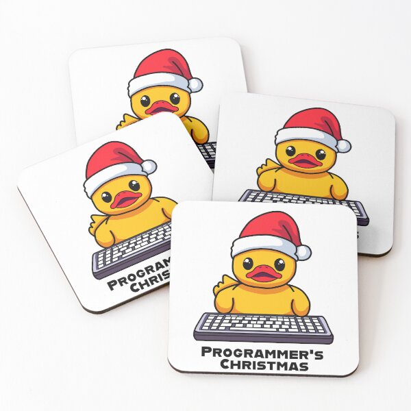 Item preview, Programmer's Christmas Rubber Ducky designed and sold by Code  Monkeys.