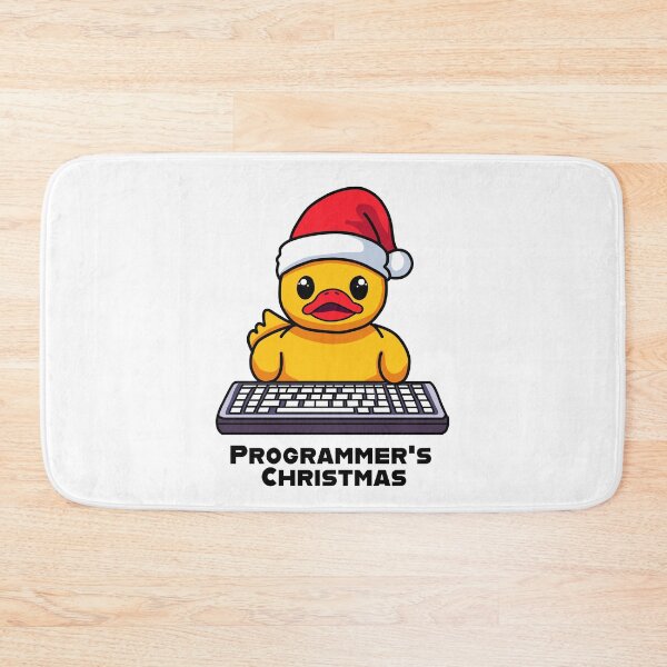 Item preview, Programmer's Christmas Rubber Ducky designed and sold by Code  Monkeys.