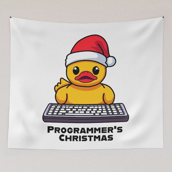 Item preview, Programmer's Christmas Rubber Ducky designed and sold by Code  Monkeys.