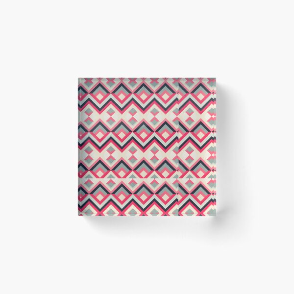 Item preview, Mid Century Modern  Diamond Pattern Red designed and sold by Prints and Lifestyle.