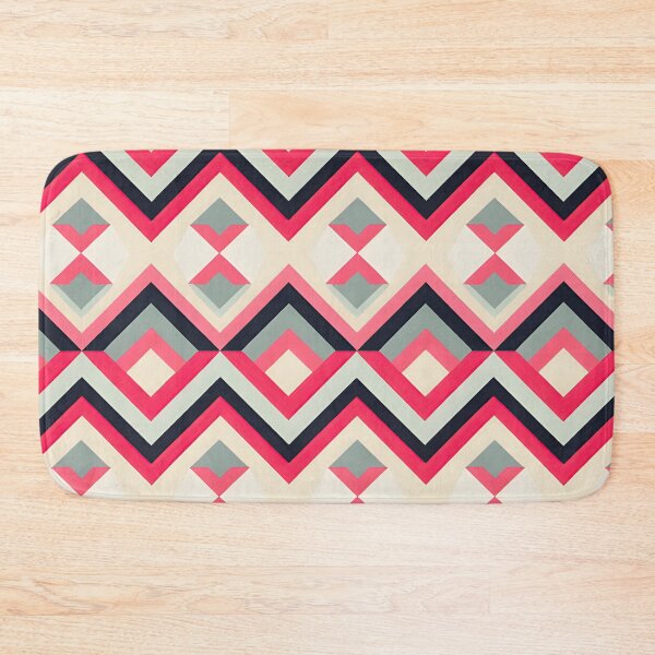 Item preview, Mid Century Modern  Diamond Pattern Red designed and sold by Prints and Lifestyle.